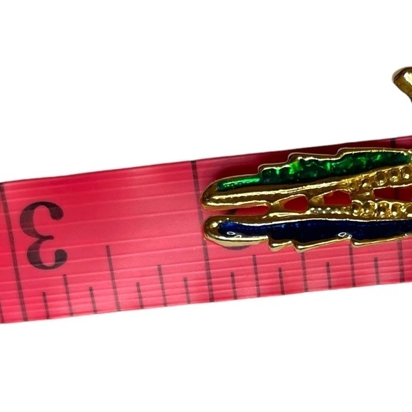 Vintage Macaw Parrot Pin Colourful Bird Enamel Brooch Exotic 🤍 - Picture 5 of 5